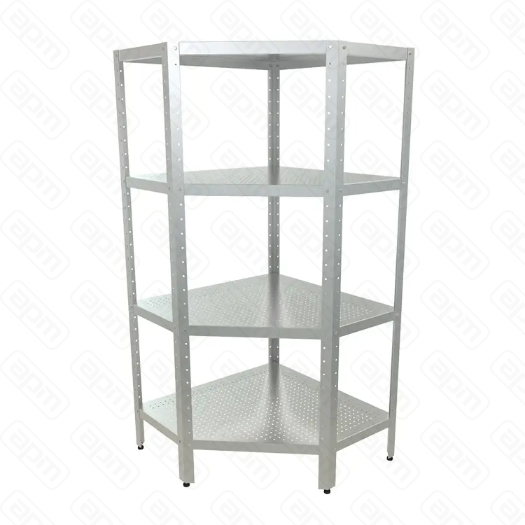 СТЕЛЛАЖ ПЕРФОРИРОВАННЫЙ УГЛОВОЙ РАЗБОРНЫЙ КОБОР СКПУ-44-100100430 ВЫСОТА 1800