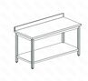 СТОЛ ПРОИЗВОДСТВЕННЫЙ APACH CHEF LINE LWT78SHU