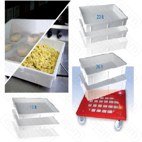 Тележка для контейнеров для теста с ручкой 60516164990000