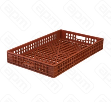 Ящик хлебный 740х460х102 красный 402