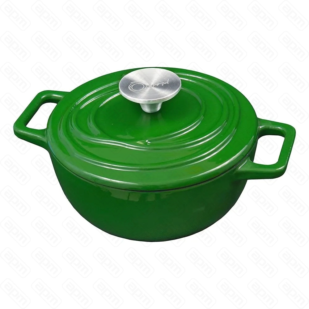 Кастрюля чугунная D24 AROMA CAST GREEN 146755