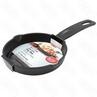 Сковорода чугунная d155см h3см 0235л порционная с двумя носиками цвет черный CW30124