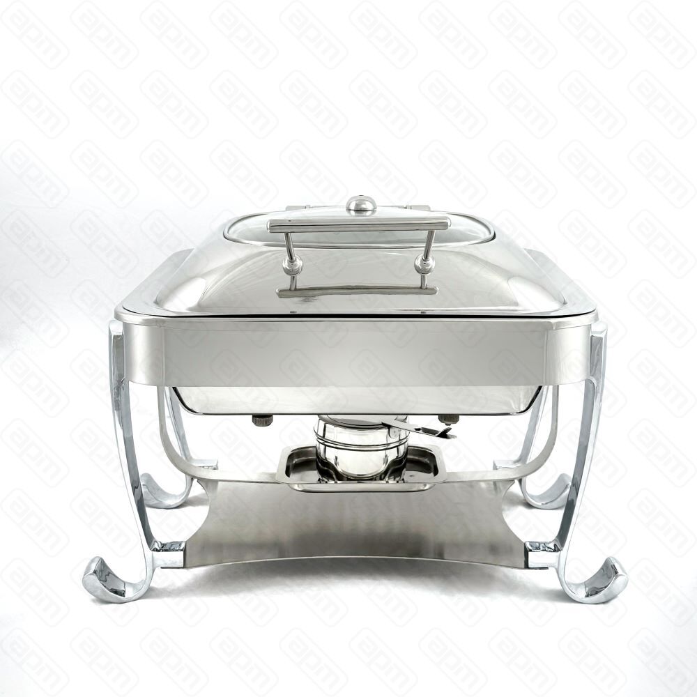 Мармит настольный чефиндиш прямоуг cо стекл крышкой 65л405x425x24смOpulent OP0265CP