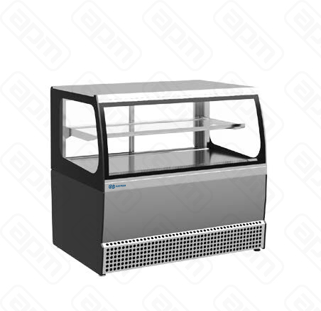 ВИТРИНА КОНДИТЕРСКАЯ KAYMAN KВК-950М КАССОВАЯ ЛЮКС НЕРЖАВЕЙКА