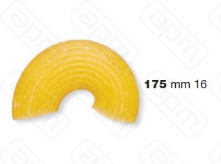 ФОРМА LA MONFERRINA ДЛЯ P6P12 CURVI RIGATI 16 MM 175 БРОНЗА