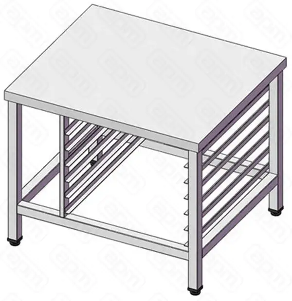 Подставка тм Vortmax серии ПО 820х500х850 для печей пароконвекционных OIM унив напр