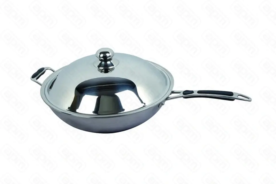 Сковорода ВОК тм EKSI серии EWP мод EWP 330 330 мм сталь 304