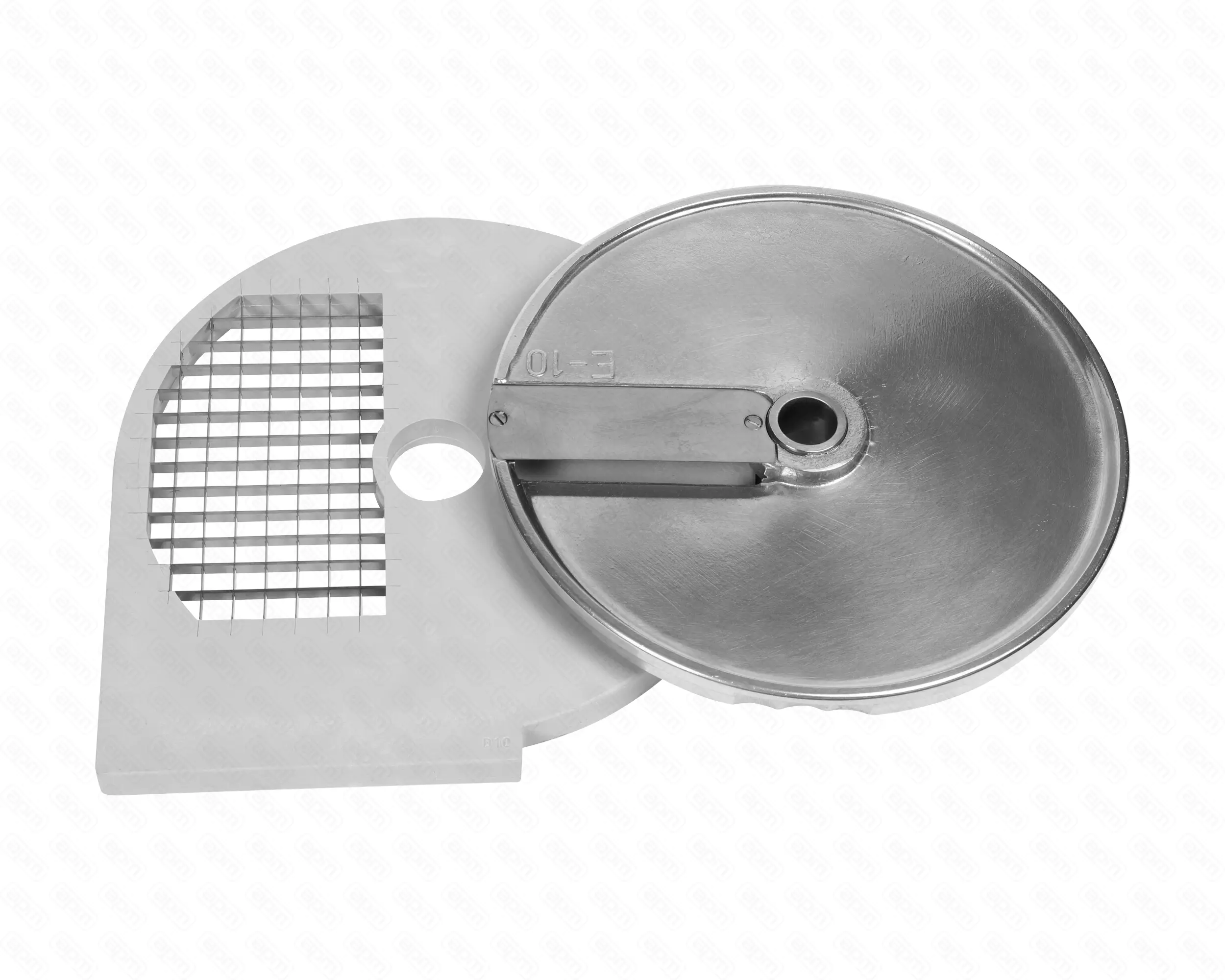 Комплект дисков E10D10х10 для нарезки кубиков 10мм довощерезки тм Vortmax серии SL мод SL5558