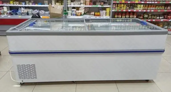 Ларь-бонета модель Bonvini BFL 2100 со съемными створками серый