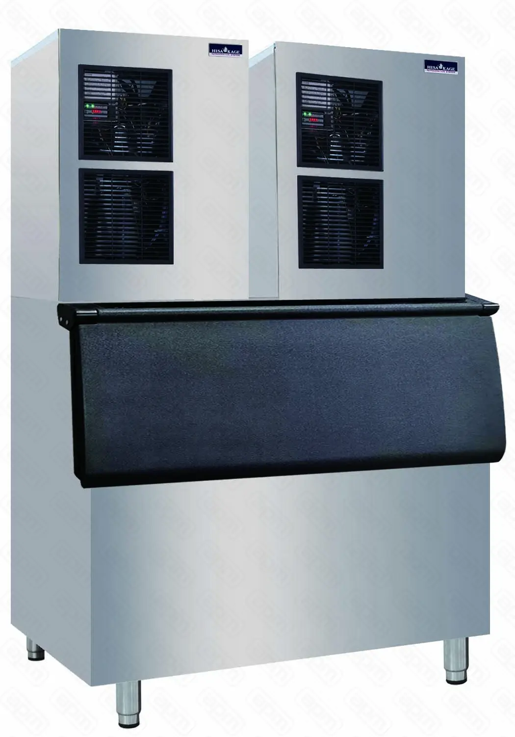 Льдогенератор EKSI серии Flake модель LLF-1000 бункер D-900 лед хлопья без хладагента