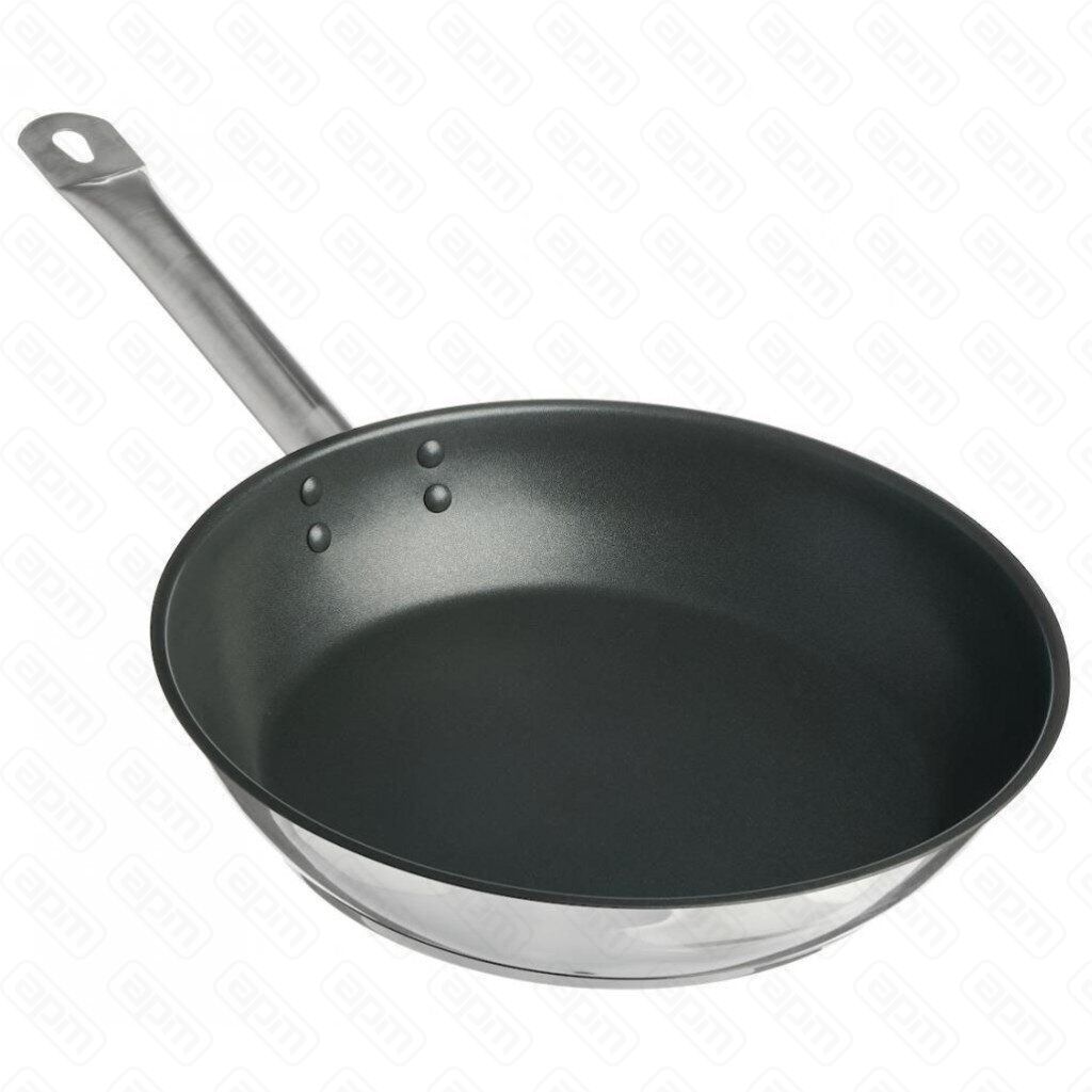 Сковорода 24 смнержавеющая стальс антипригарным покрытием Россия