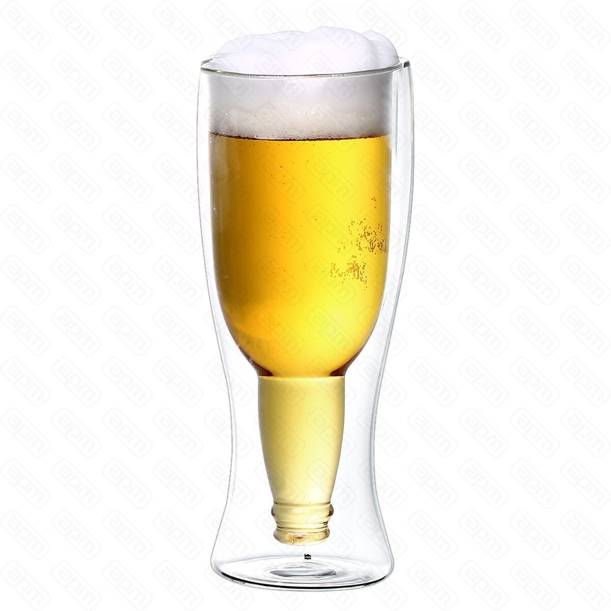 Набор стаканов 2шт430 мл термостойкое стекло двойные стенки PL