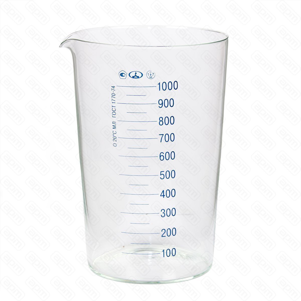 Мензурка 1000 мл стекло ГОСТ 1770-74