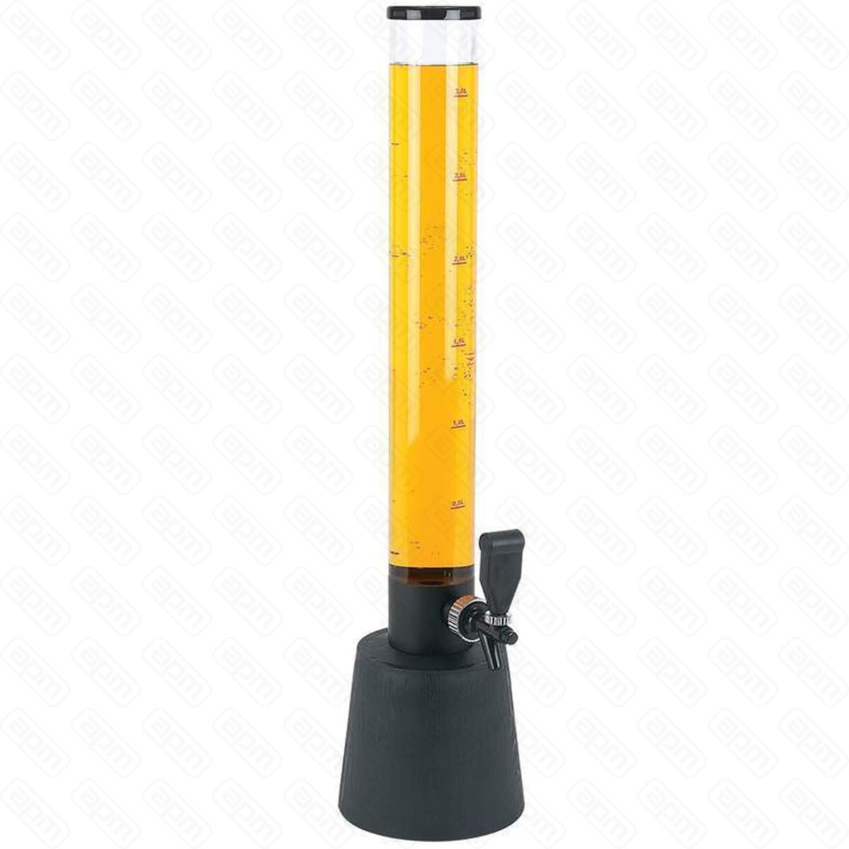 Пивная башня с мкостью для льдан 3 лh80см d105см акрил PL - BarWare