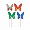 Пика Бабочка 15 см 100 шт