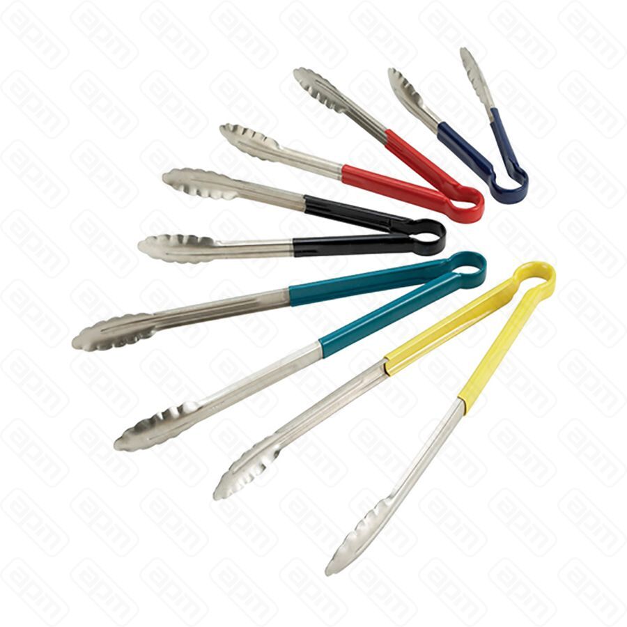 Щипцы для гриля с черной силиконовой ручкой 24см PL Proff Cuisine