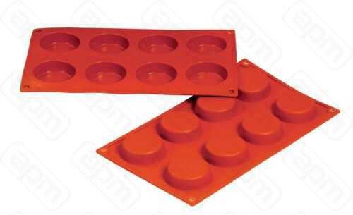 Форма силиконовая PL Proff Cuisine Флан 8 ячеек d 60 мм h 17 мм 30175 см