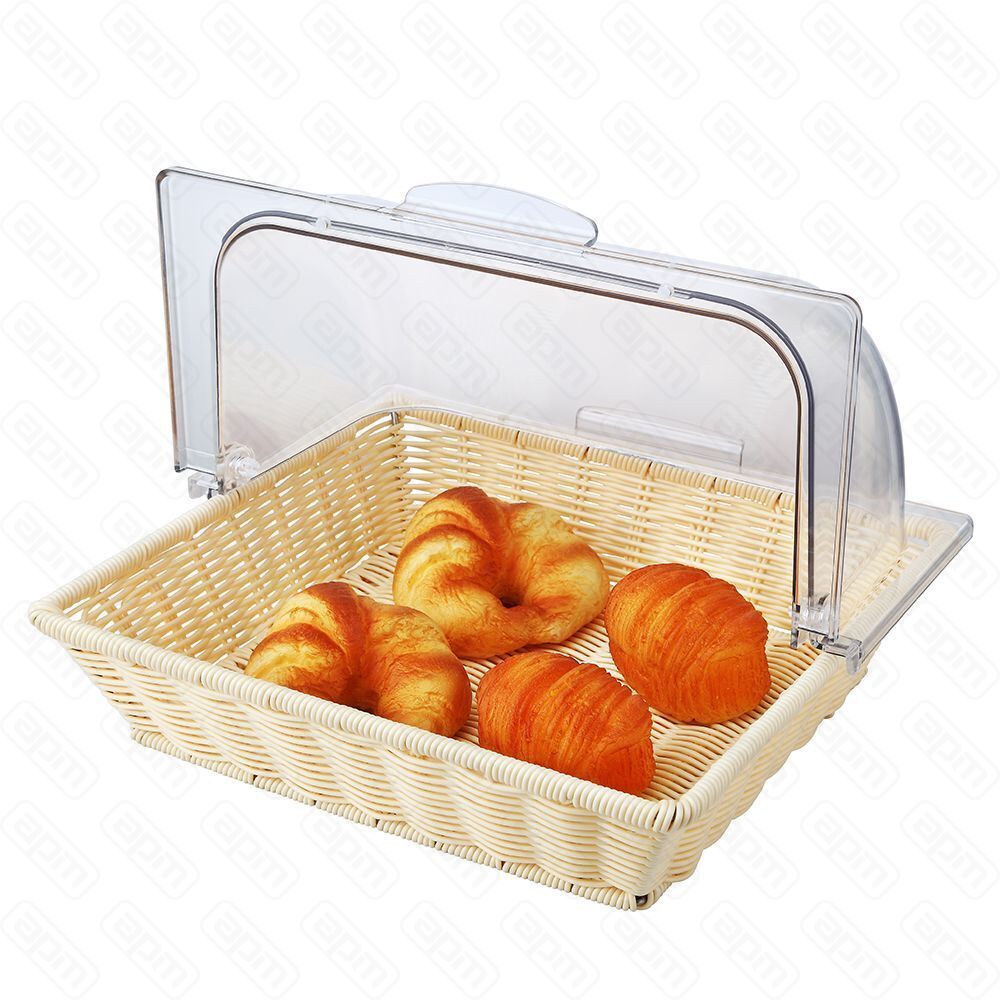 Подставка плетеная для выпечки с пластиковой крышкой 36338 см PL Proff Cuisine