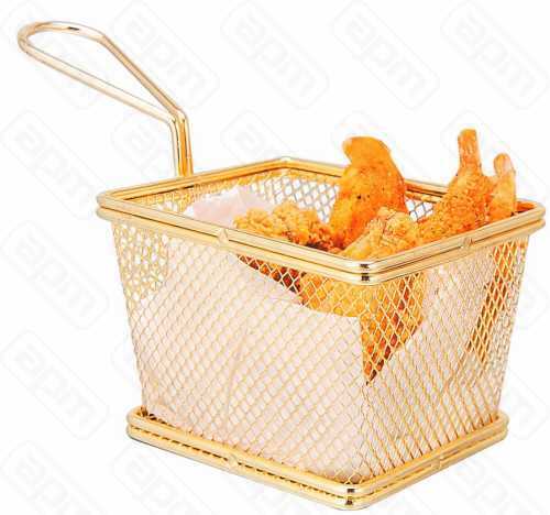 Корзинка для подачи Gold 1251085 см металл PL Proff Cuisine