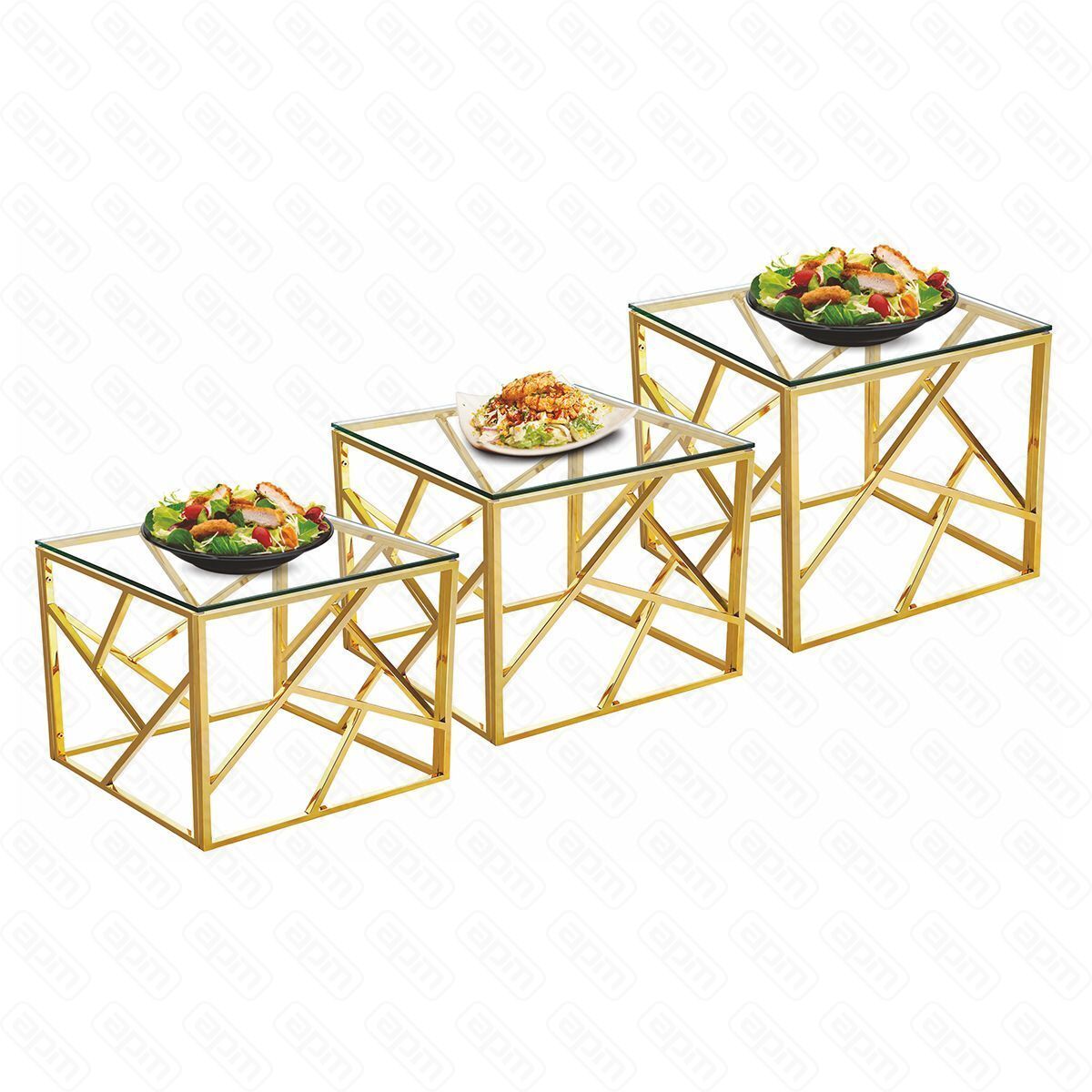 Набор из 3-х подставок для выкладки 353520353530353540 см  PL--Hotelware