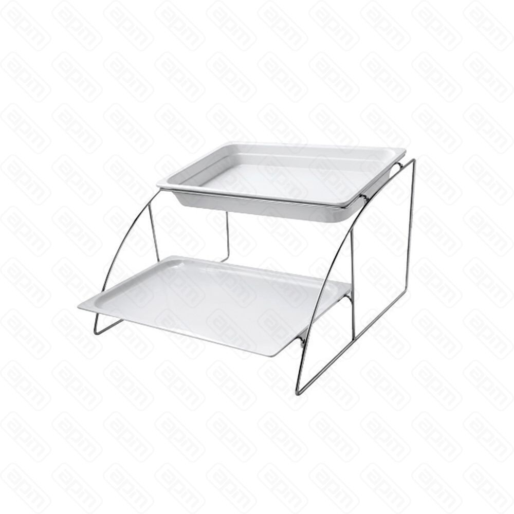 Подставка хромированная для гастроемкостей GN11 565525325 мм 2 яруса PL Proff Cuisine