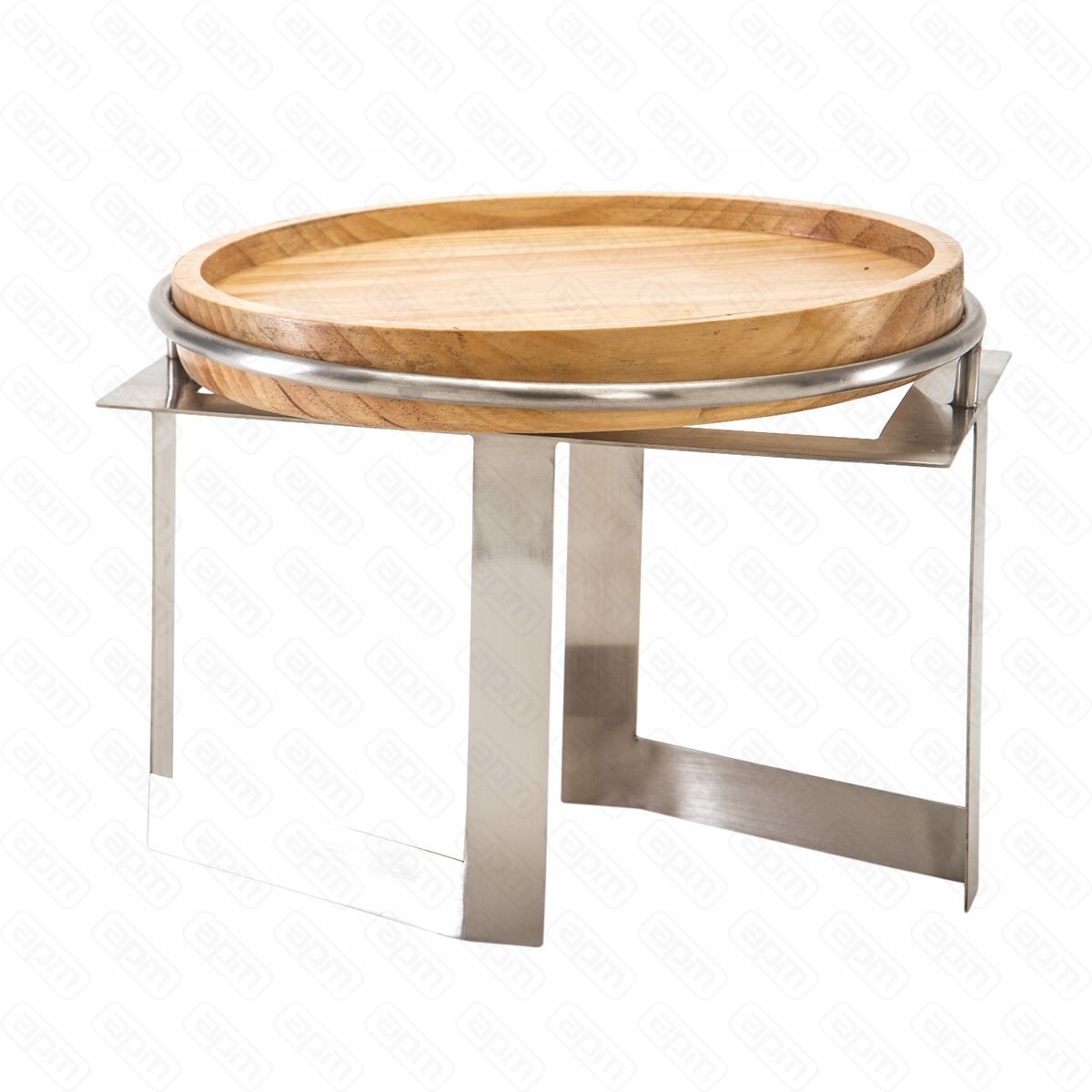 Стойка металлическая для выкладки  блюдо из бука323218 см  PL--Hotelware