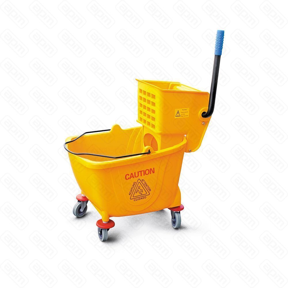 Ведро для уборки с отжимом на колесах 34 л PL Proff Cuisine