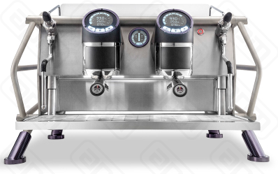 Кофемашина Sanremo Caf Racer Freedom 2 гр стальная-голубая