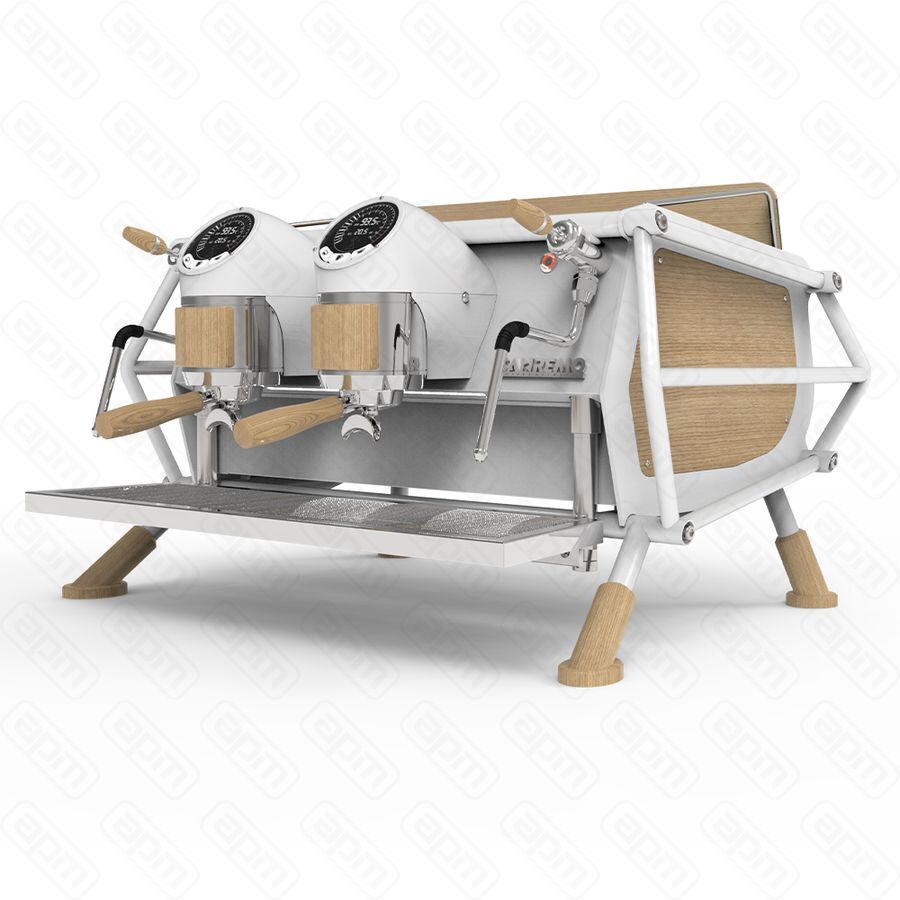 Кофемашина Sanremo Caf Racer 2 гр 220В white and wood