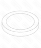 Прокладка ПТФЭ D55X418X4 VO UL94 Sanremo арт10502045