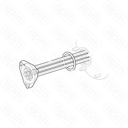Нагревательный элемент 4500Вт 230В 470Л 3ГР D8 Sanremo арт 10455324A