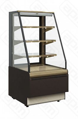 Витрина холодильная Полюс KC70 VM 09-2 STANDARD Паттерн открытая 0105 Венге