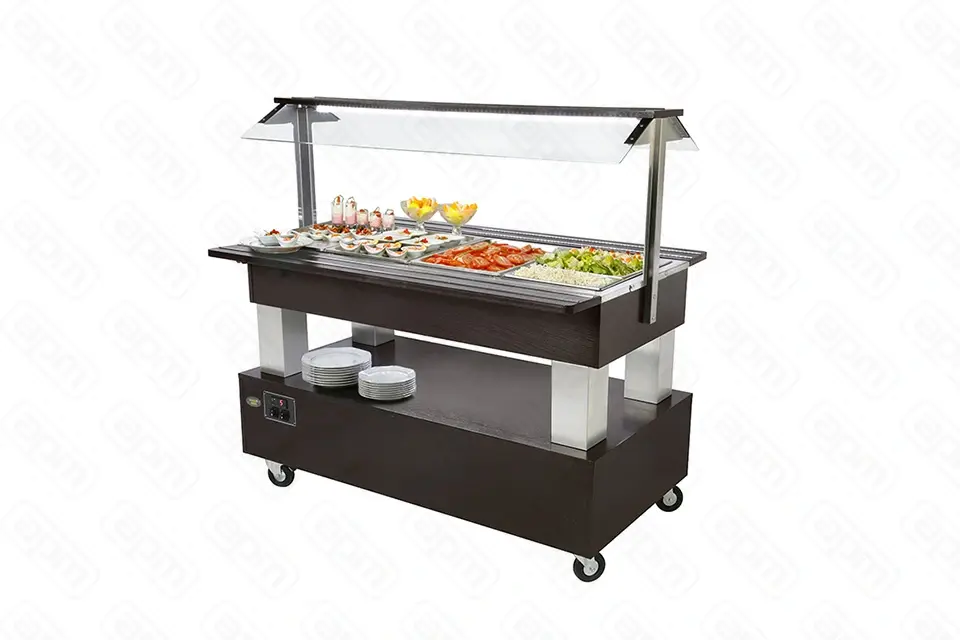 Roller Grill Int Салат-бар серии SB модель SB 40 F Wenge