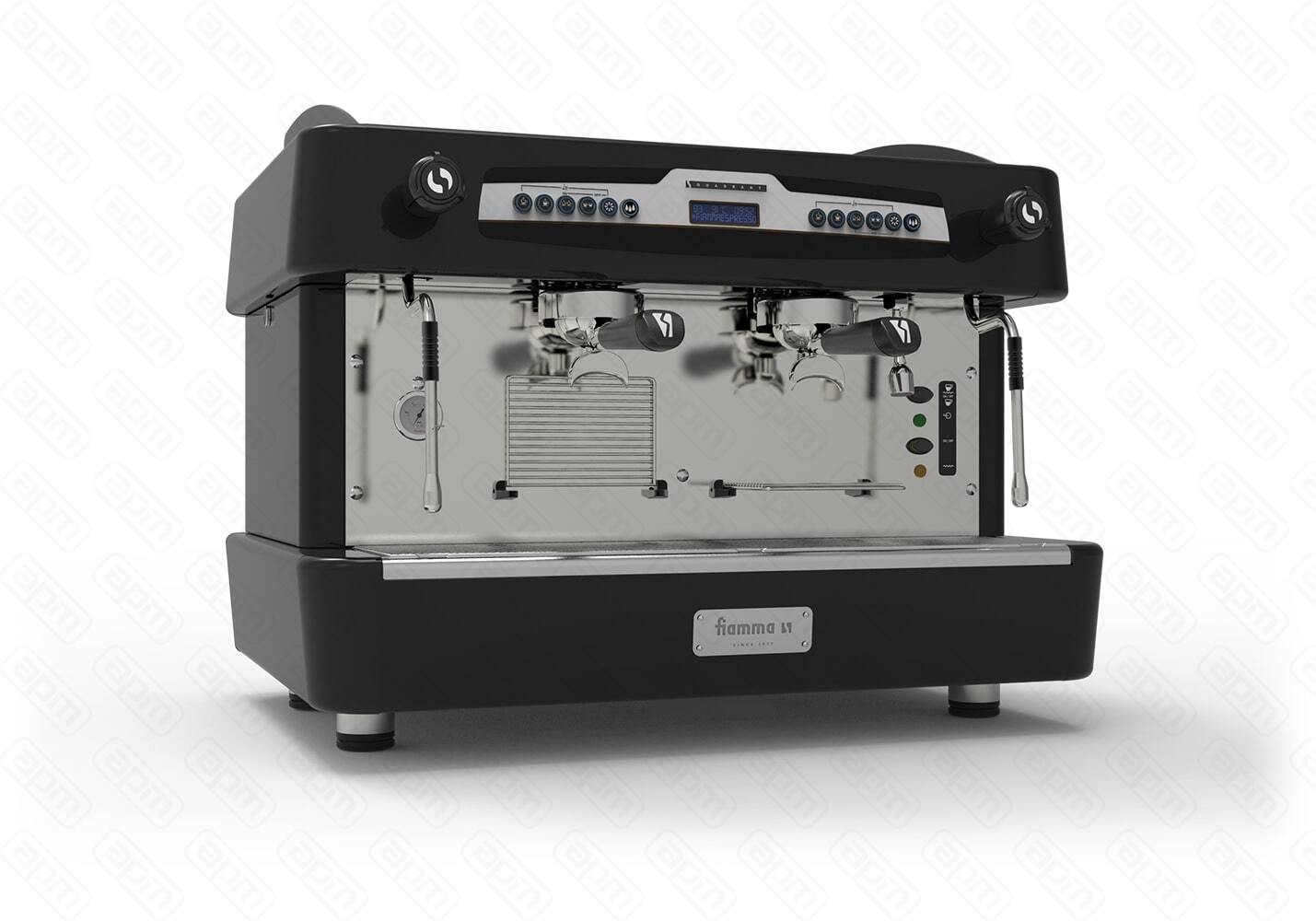 Кофемашина рожковая FIAMMA QUADRANT 2 DSP TC BLACK автомат  2 группы COFFEE MACHINE QUADRANT 2 DSP TC BLACK