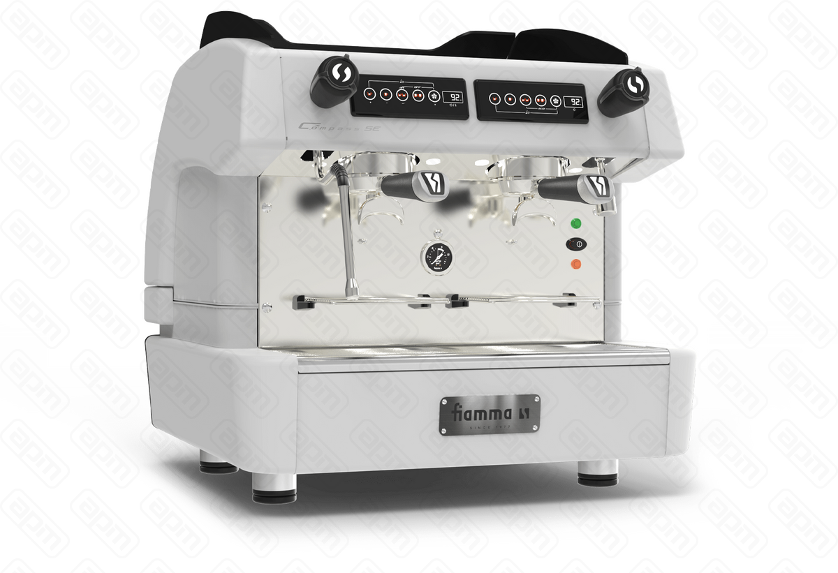 Кофемашина рожковая FIAMMA COMPASS 2 SE COMPACT TC WHITE автомат компакт 2 группы COFFEE MACHINE COMPASS 2 SE COMPACT TC WHITE