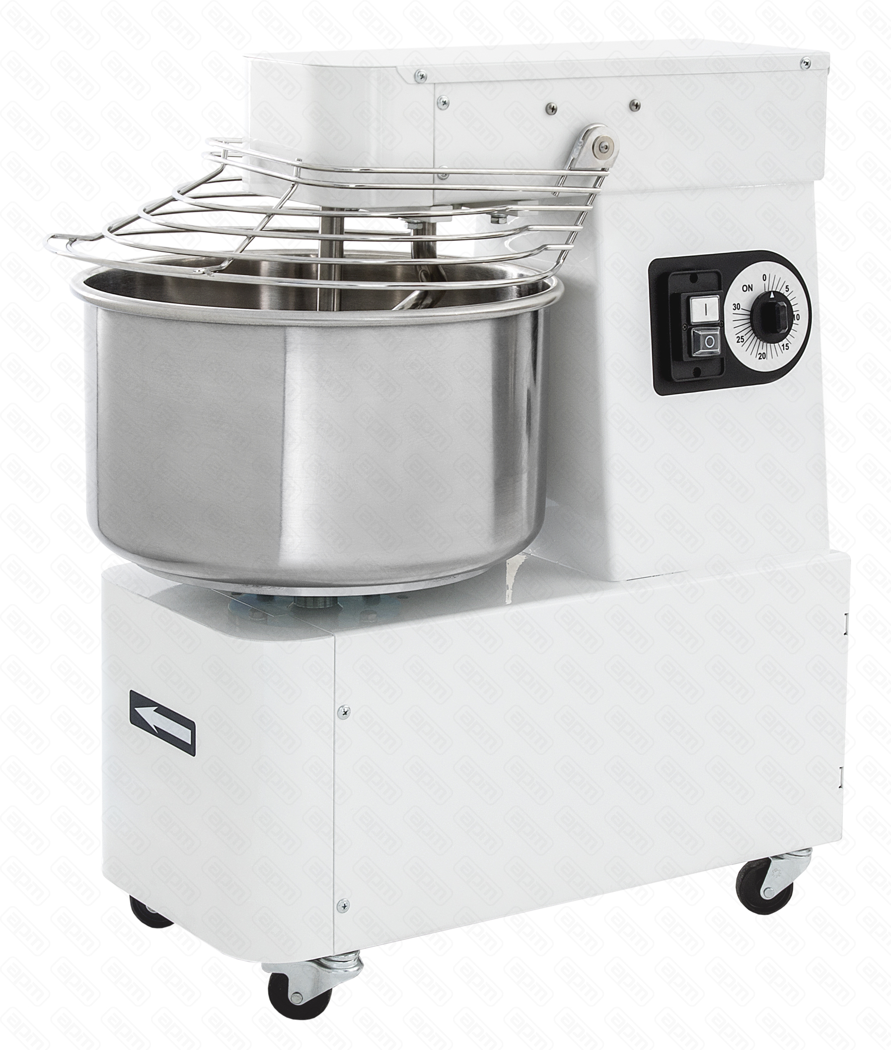 Тестомес спиральный PRISMAFOOD IBM 20 SPIRAL MIXER IBM 20 quotEVOquot WITH TIMER AND CASTORS
