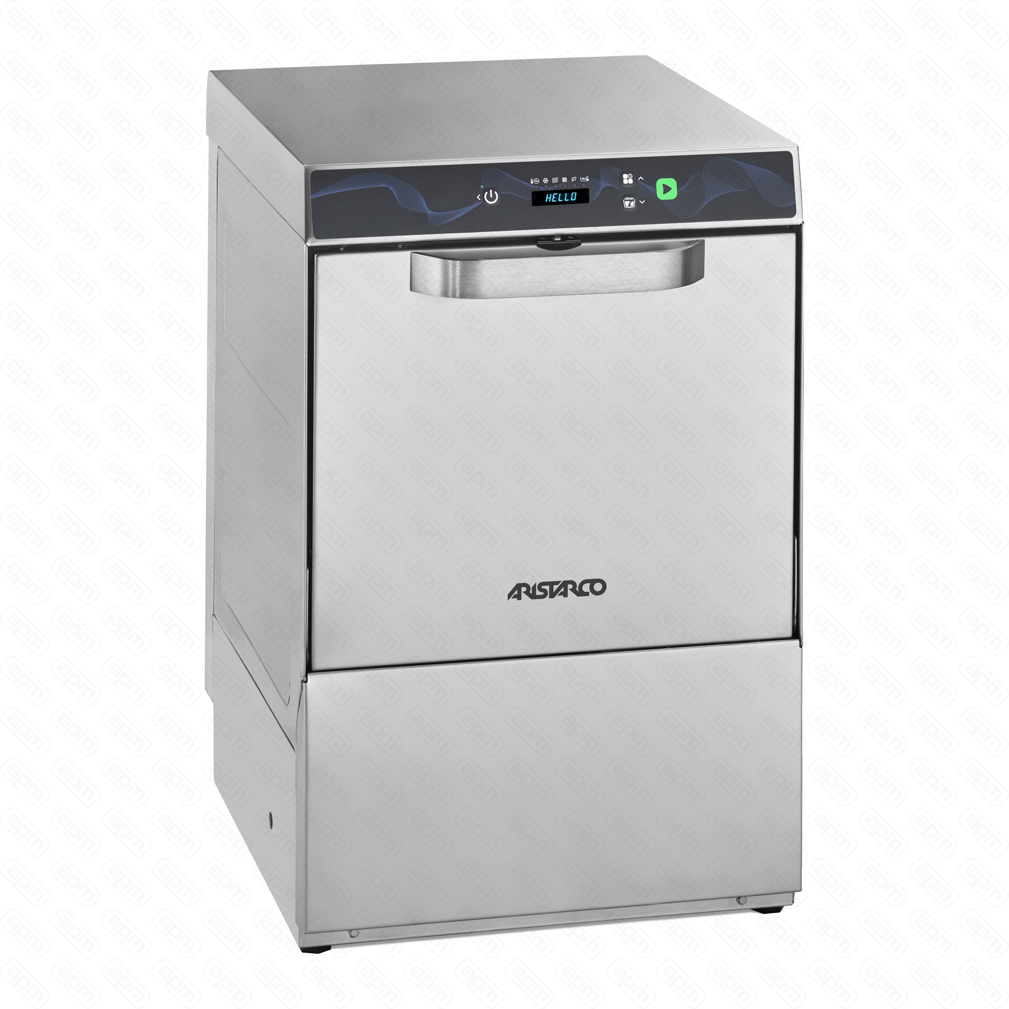 Машина стаканомоечная фронтальная со сливной помпой Aristarco AF 4030 ESI DD DP FRONT-LOADING GLASSWASHER AF 4030 ESI DD DP