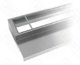 Перемычка 32520 322х20х8 для гастроемкостей для столов охлаждаемых