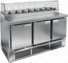 СТОЛ ДЛЯ ПИЦЦЫ HICOLD PZE1-111GN 13 СО СТЕКЛОМ