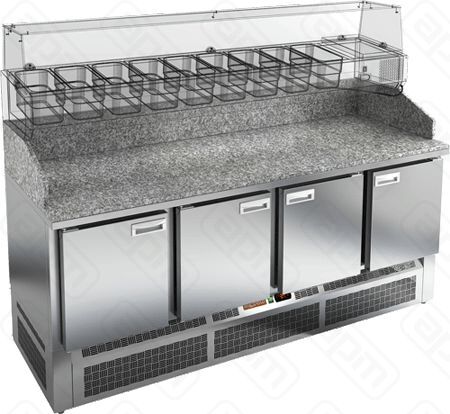 СТОЛ ДЛЯ ПИЦЦЫ HICOLD PZE3-1111GN КАМЕНЬ
