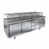 SN 112TN О LT стол охл под тепловое оборуд-210островн 2 двери 2 ящика 1835х600х675мм