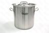 Кастрюля нерж с тройным дном 250х250 объм 12 л 101302  Viatto 