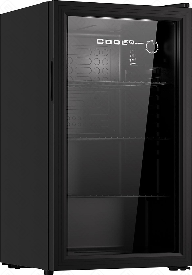 ШКАФ ХОЛОДИЛЬНЫЙ СО СТЕКЛОМ COOLEQ TBC-85N ЧЕРНЫЙ