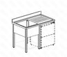 ВАННА МОЕЧНАЯ APACH CHEF LINE LS137-55RWSHD