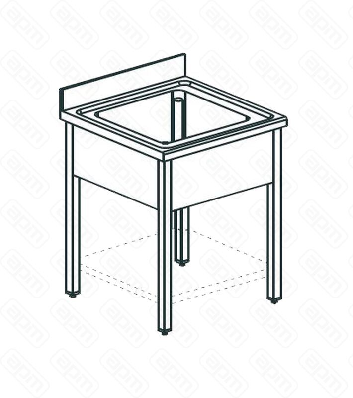 ВАННА МОЕЧНАЯ APACH CHEF LINE LS66-44