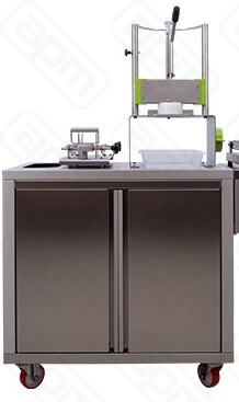 ТЕЛЕЖКА CANCAN ДМАШИНЫ ДЛЯ ОЧИСТКИ АНАНАСОВ С ДВОЙНОЙ ДВЕРЬЮ 1120