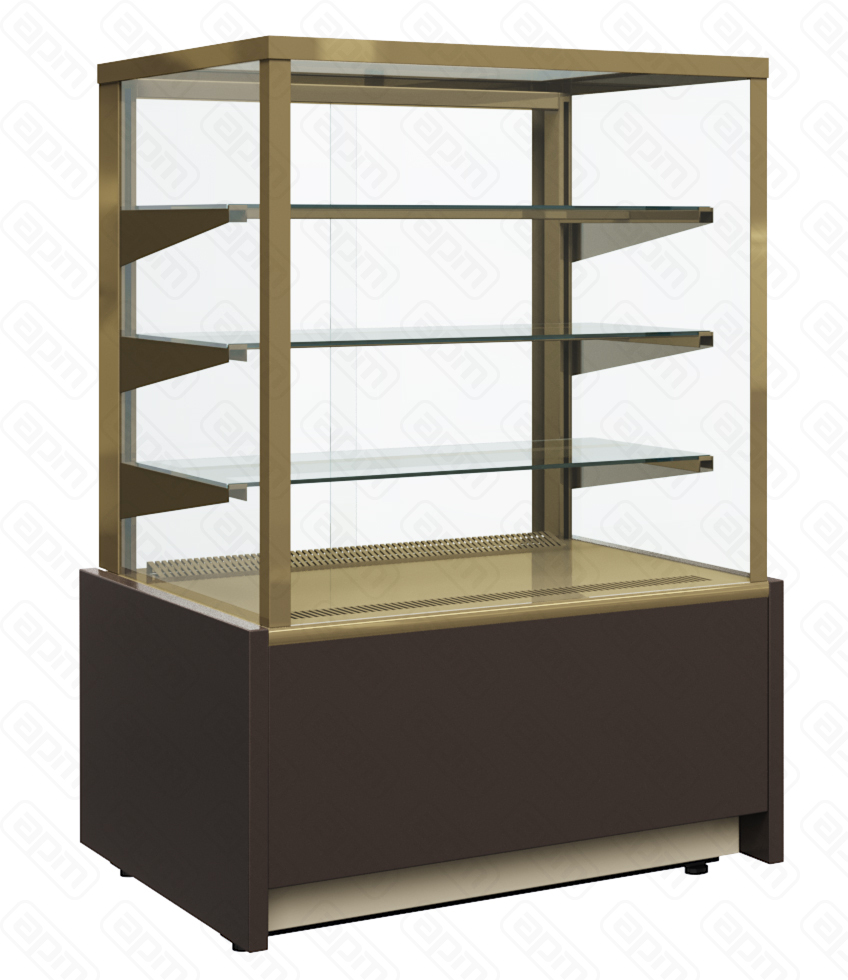 ВИТРИНА НЕЙТРАЛЬНАЯ 13 CARBOMA CUBE 0102-0109  KC70 N 13-1 КОРИЧ-ЗОЛОТОЙ 1802330p