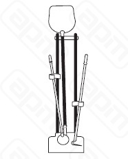 ДЕРЖАТЕЛЬ ЛОПАТ ДПИЦЦЫ MORETTI FORNI СТАНДАРТ