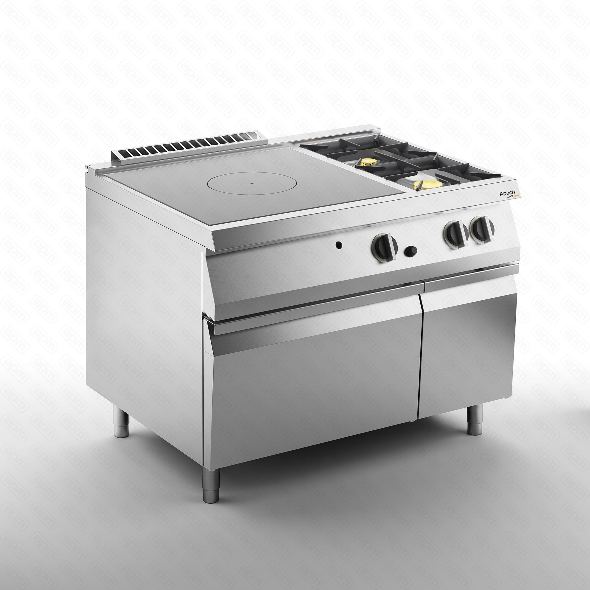 ПЛИТА СО СПЛОШНОЙ ПОВЕРХНОСТЬЮ ГАЗОВАЯ 700 СЕРИИ APACH CHEF LINE SLRSTG127R2DXCS