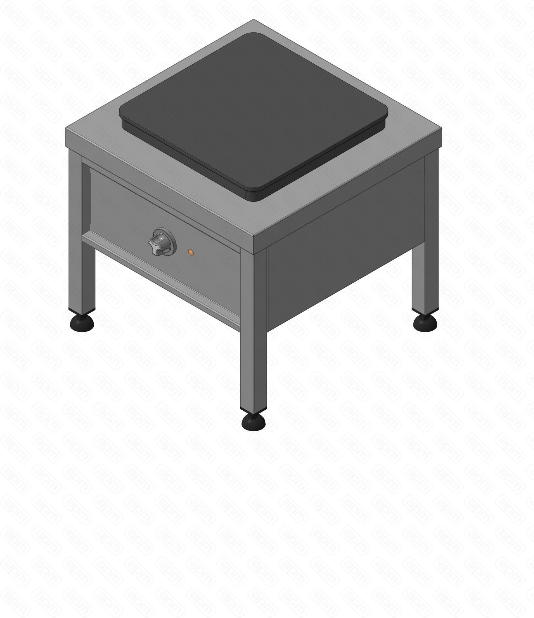 ПЛИТА-ТАБУРЕТ ЭЛЕКТРИЧЕСКАЯ ВУЛКАН-HEIDEBRENNER ETK 07 АРТ 8058 КВАДРАТ